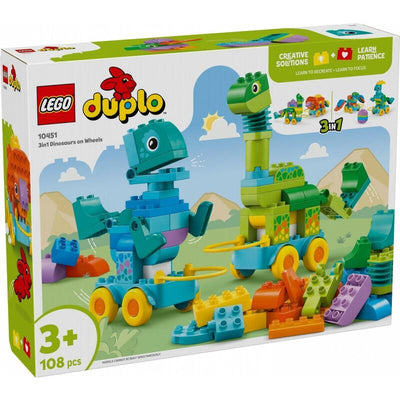 Lego 10451 Duplo Ciudad Dinosaurios Sobre Wheels Set 3 1 — image 1