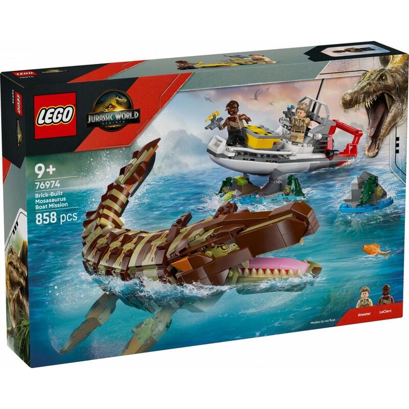 Lego Jurassic World - Mosasaurier: Die Bootmission 9 + (76974)