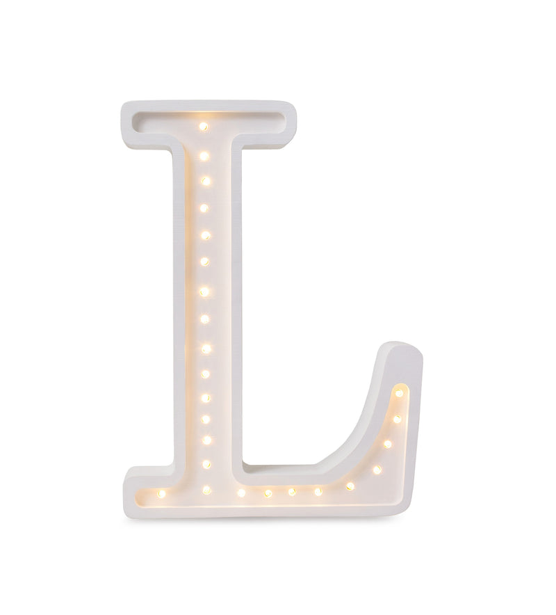 Little Lights Letter Lamp - L