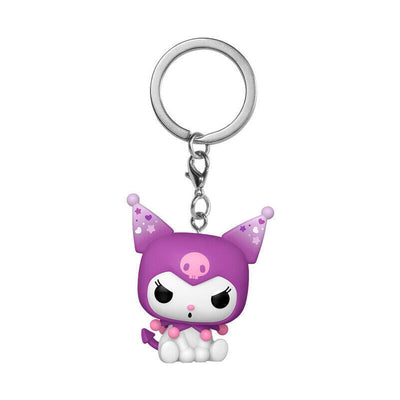 Keyring Pocket Pop Hello Kitty 20TH Anniversary Kuromi Grumpy — image 1