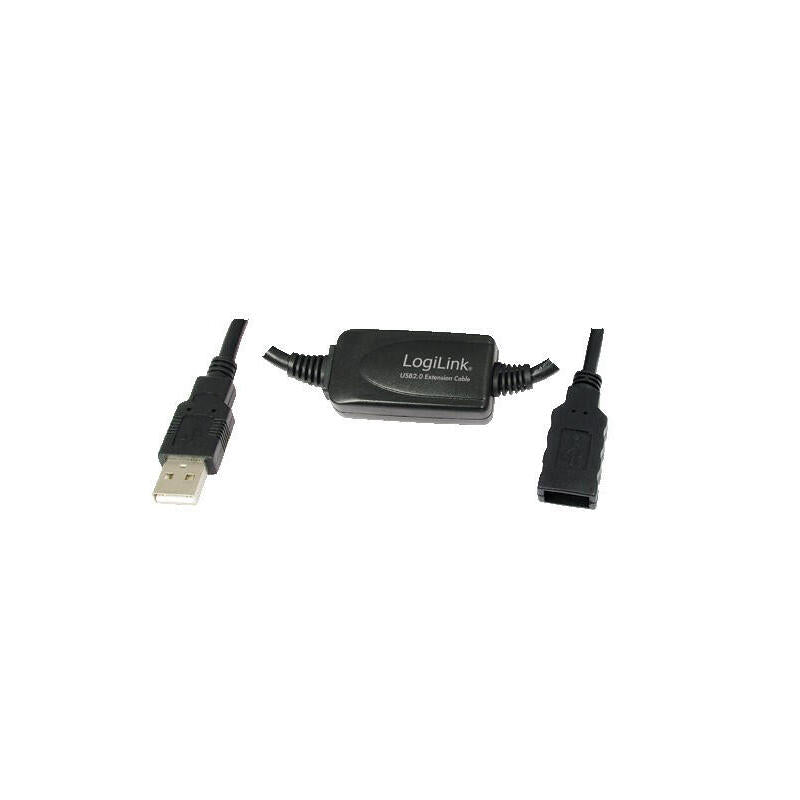 Logilink USB Cable a - a St / Bu 20,00M Alargo Activo Black