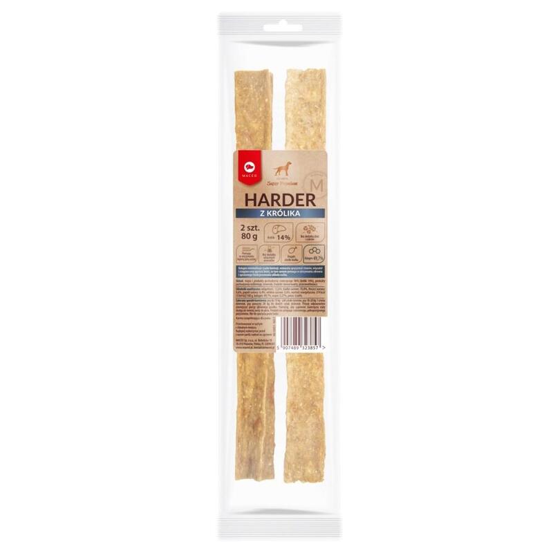 Maced Harder Rich In Rabbit M - Masticable Perros - 100G