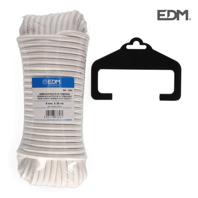EDM Madeja 20M Rubber Elastica High Tenacidad White Calibre 8MM — image 1