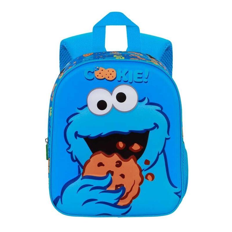 Backpack 3D Monstruo Galletas Barrio Sesamo 30CM