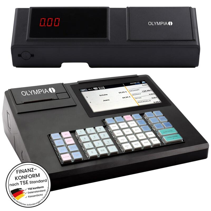 Olympia Kassensystem K200 + Printer Black