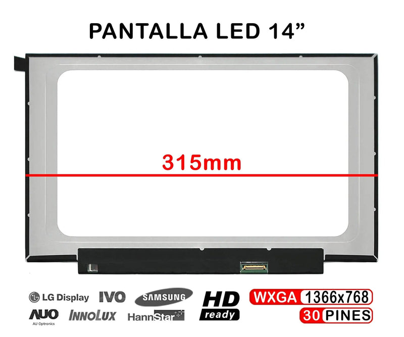 Screen LED Matte 14 Laptop NT140WHM-N43 V8.3