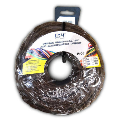 Paralelo Textil Trenzado 2X1,5MM Brown 25M — image 1