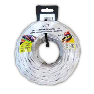 Paralelo Textil Trenzado 3X2,5MM White 5M — image 1