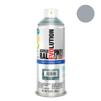 Pintura Spray Pintyplus Evolution Water-based 520CC Ral 7001 Grey Silver — image 1