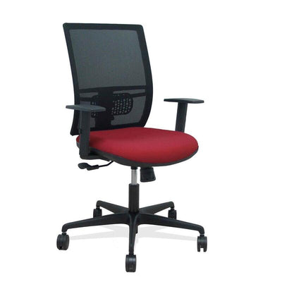Piqueras And Crespo Chair Yunquera Sincro Mesh Black Bali Granate Arm Adjustable — image 1