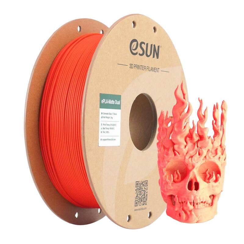 Pla Matte Dual 1,75MM Red Yellow 1KG