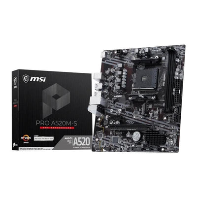 MSI Motherboard A520M-S A520,AM4,MATX, DDR4 — image 1