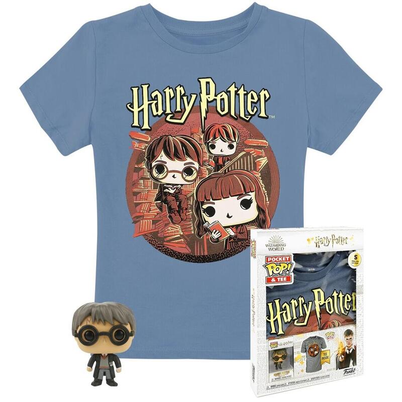 Funko Pop & Tee Harry Potter + T-shirt Trio Size M