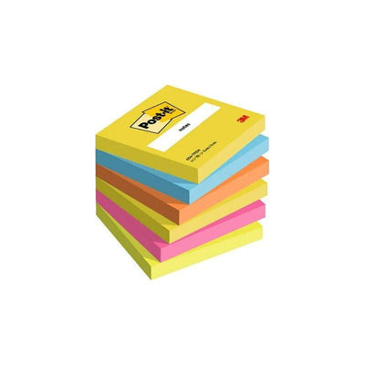 Post-it Blocs Notas 654 Gama Energetic Neón 76X76 6 Blocs — image 1