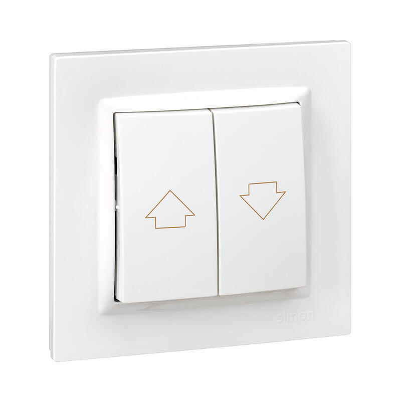 Pulsador Persianas White With Frame