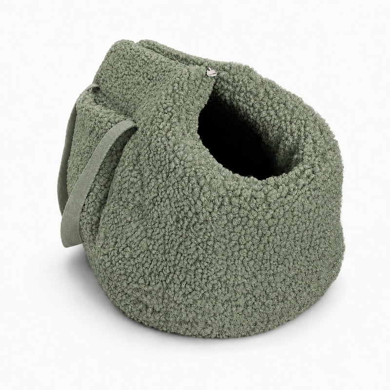 Doudou Teddy Dog Carrier Bag – Olive, M