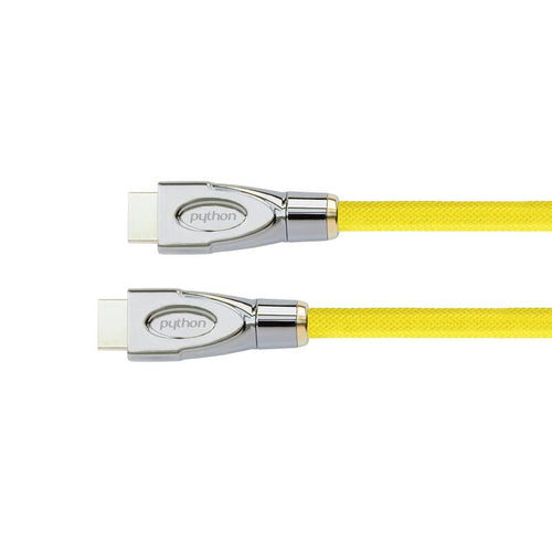 Python Hdmi« 2.0 Cable 4K2K Mesh Nailon Yellow 0,5M — image 1