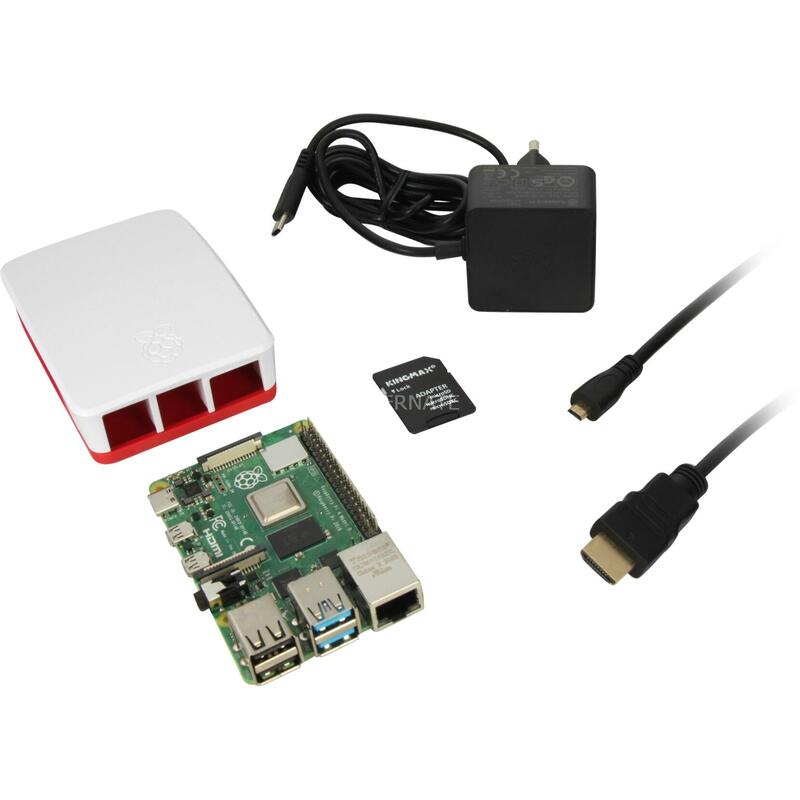 Raspberry Pi Foundation Raspberry Pi 4 4GB Kit Inicio SET3, Mini PC WA-PI4SET3