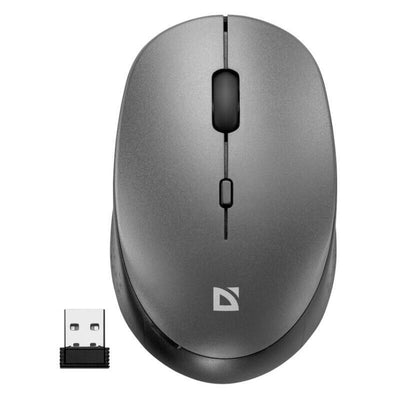 Wireless Mouse Silent Click Auris MB-027 800/1200/1600DPI Grey — image 1