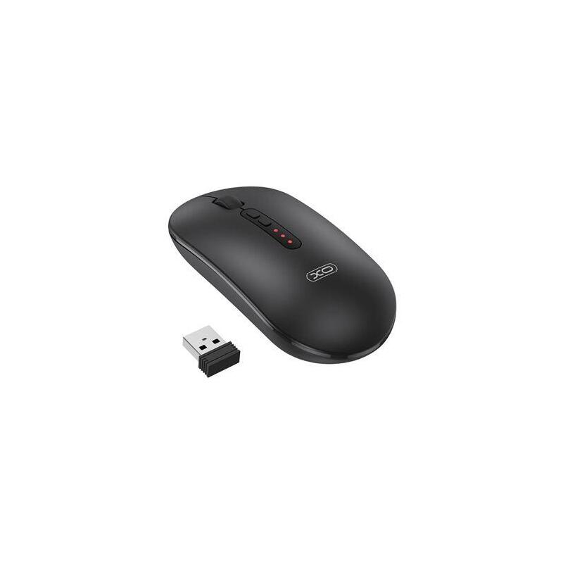 Xo Mouse M13 Wireless - Bluetooth And RF 2.4GHZ - 1600DPI - Black