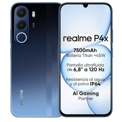 Realme P4X 4G Dual SIM 4GB RAM 128GB - Blue — image 1