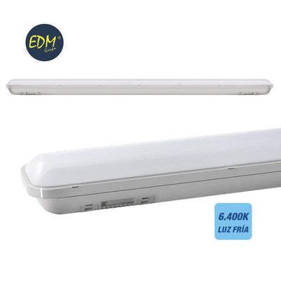 EDM Power Strip Estanca LED IP65 48W 4000LM 6500K Light Fria 8,6X148X6,6CM — image 1