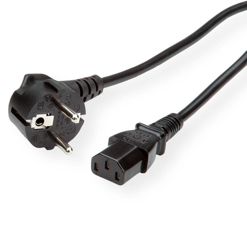 Roline Cable Power Recto IEC Connector Female Black 5M