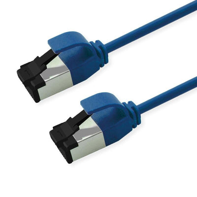 Roline S FTP Network Cable KAT.8.1, Slim, PoE, Blue 2M — image 1