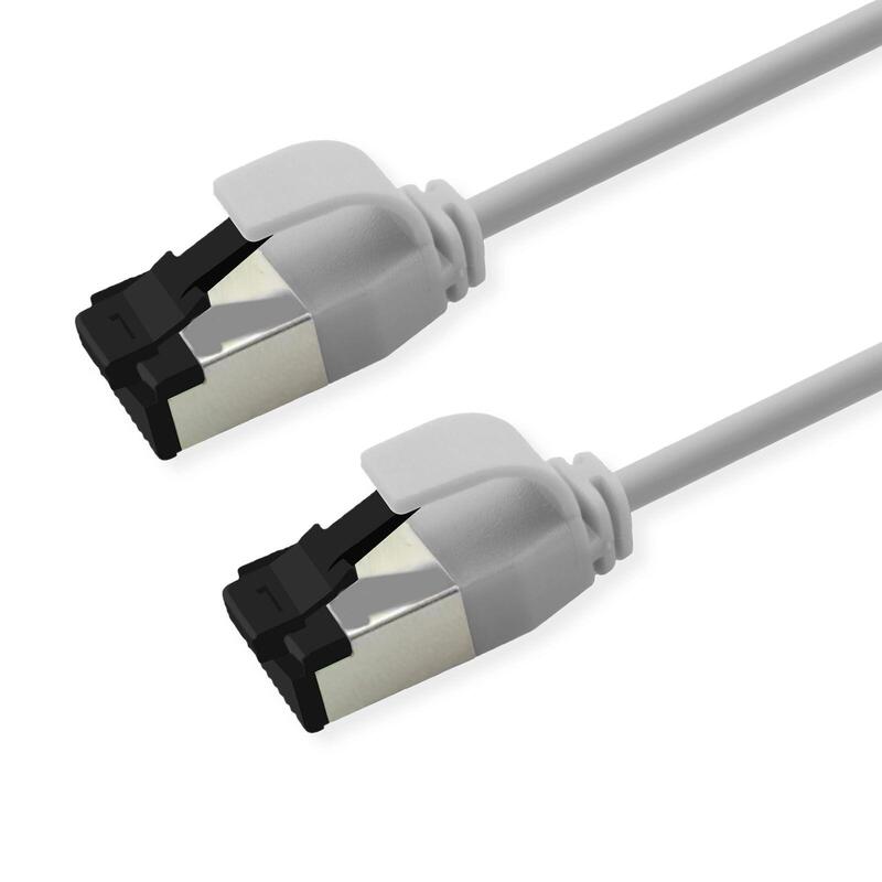 Roline S FTP Network Cable KAT.8.1, Slim, PoE, White 3M