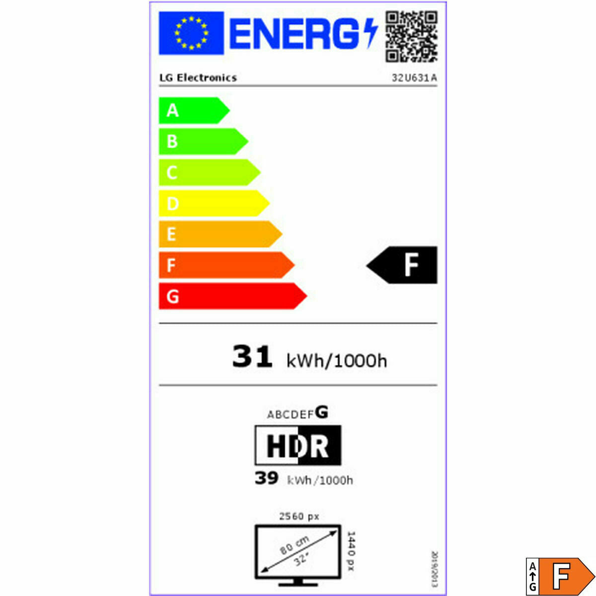 Lg Monitor Lg 32U631A-B Quad Hd 31,5"