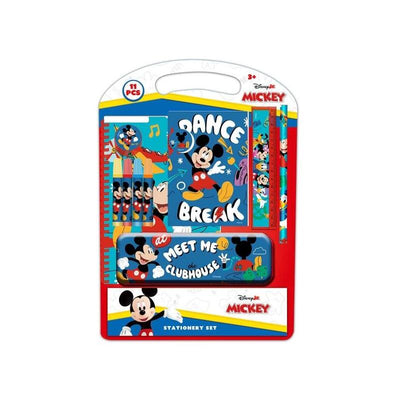 Safta Mickey Mouse Good Day Pack School With Plumier Metallic - Pencil - 4 Markers - Regla 15CM - Sacapuntas - — image 1