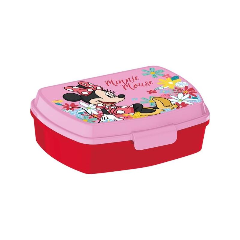 Safta Minnie Mouse Naive Sandwichera - Pvc Without Bpa - Rectangular - Pink