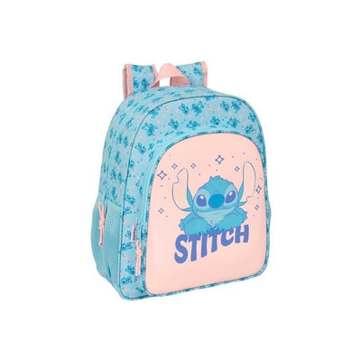 Safta Stitch Ohana Backpack - Adaptable a Carro - Portabotellas - Double Tirador - Ergonomia Acolchada - Bolsi — image 1