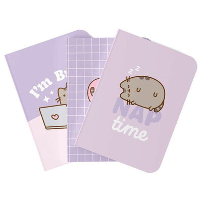 Set 3 Notebooks A6 Moments Pusheen — image 1