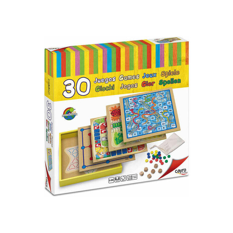 Set 30 Juegos Desk Wood