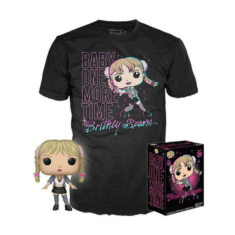 Set Figura Pop & Tee Britney Spears One More Time Exclusive Tamaño S