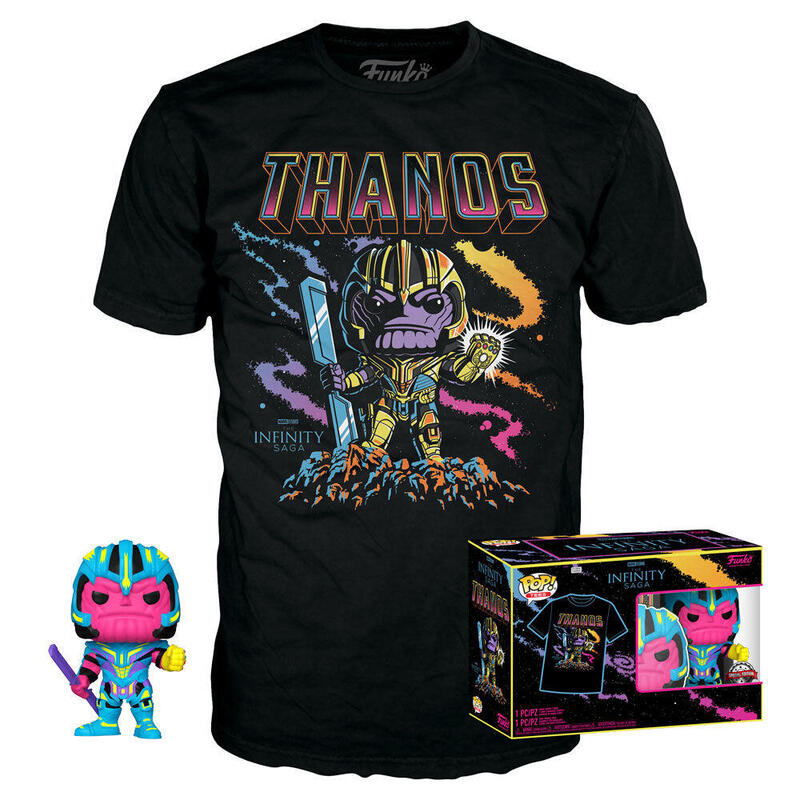 Set Figure Pop & Tee Marvel Infinity Saga Thanos Exclusive Size S
