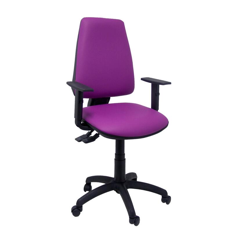 Chair Elche Sincro Similpiel Purple With Arm Reg