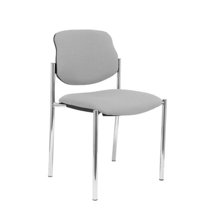 Chair Fixed Villalgordo Bali Grey Chasis Cromo — image 1