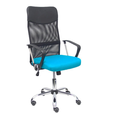 Chair Gontar Respaldo Mesh Black Asiento Turquesa — image 1