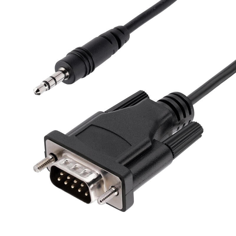 StarTech.com 9M351M-RS232-CABLE Cambiador Género Cable dB-9 3.5MM Black