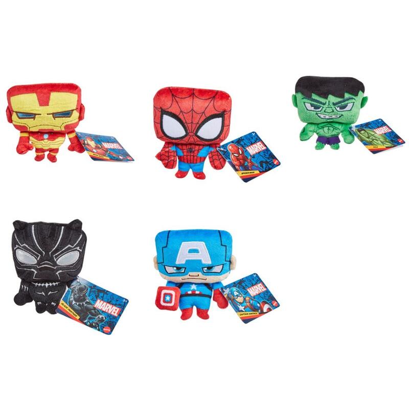 Mattel Surtido Peluches Marvel 20CM 16 Unidades