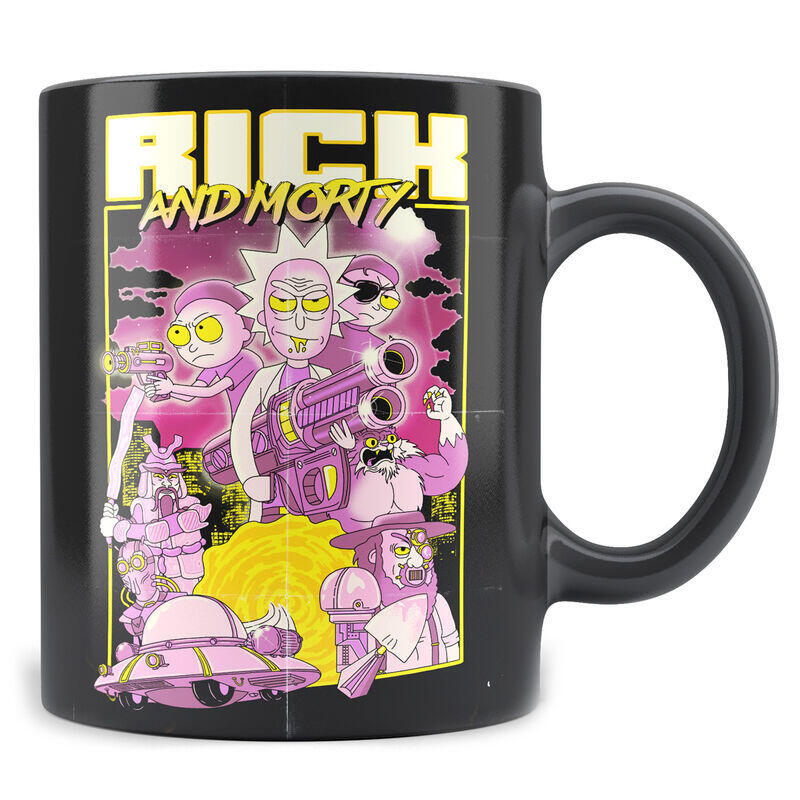 Mug Retro Poster Rick And Morty