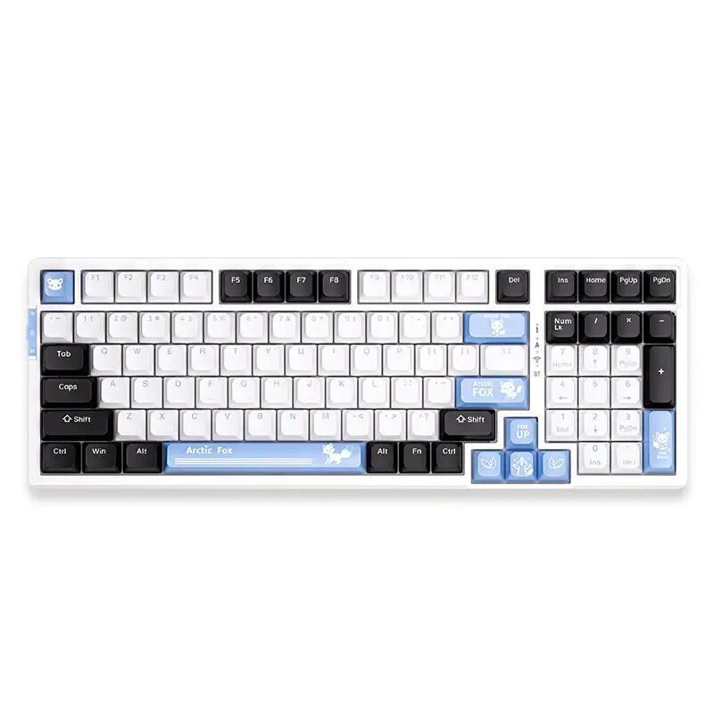 Keyboard Mecánico Vgn PRO-V3 Arctic Fox Bluetooth 2.4G USB