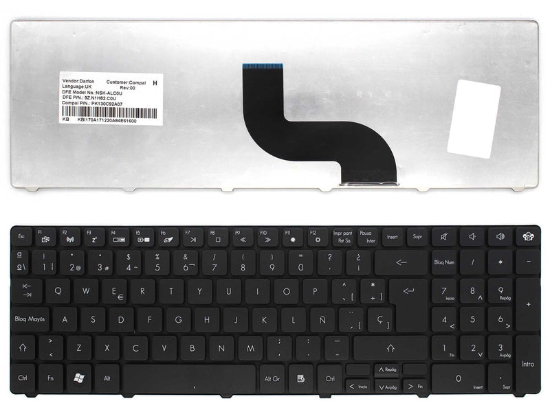 Keyboard Laptop Packard Bell ENLE11BZ LE11BZ MP-09G36E0-5282W