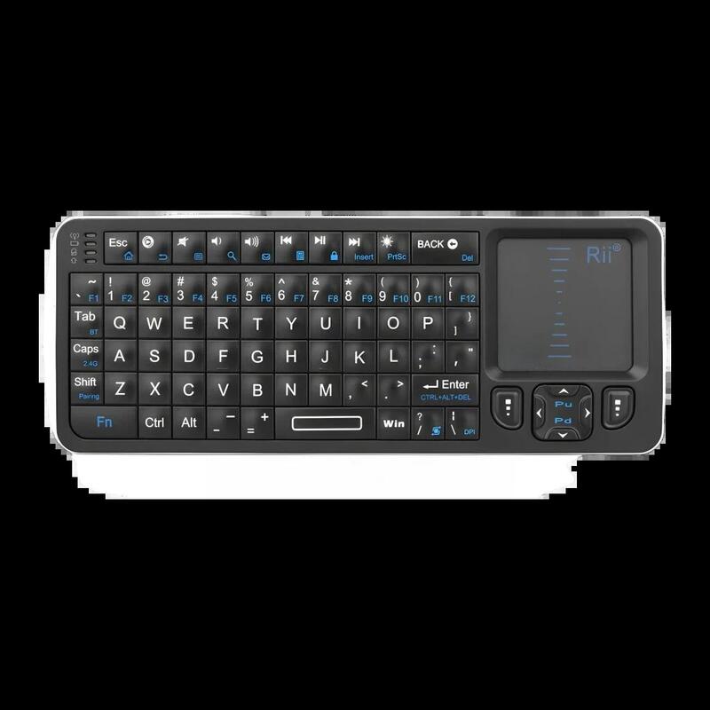 Keyboard Rii K06 Mini Wireless RGB Mini With Touchpad