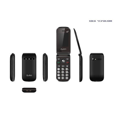 Qubo Phone X-209 2,4 4G Black — image 1