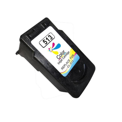 Ink Remanufacturado Canon CL513/CL511 Tricolor 2971B001/2972B001 (muestra Level Ink — image 1