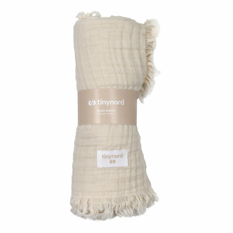 SANDY Cotton Muslin Blanket – 80 × 100 cm