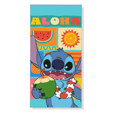 Disney Toalla Stitch 70X140CM. 250GSM. 100% Polyester — image 1
